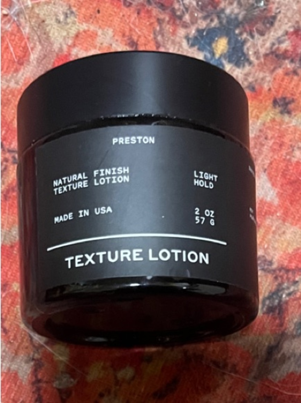Buck & Doe! Texture Lotion for Men — Black Natural Finish & Light Hold